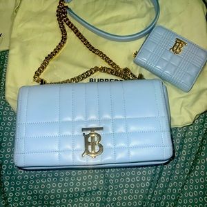 Burberry handbag and matching wallet